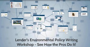 Lender's Environmental Policy Writing Workshop