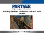 Asbestos, Lead and Mold, Oh My!